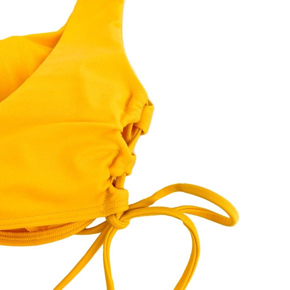 HOLLISTER Swim Be the Sunshine Side Tie Lined Swim Top - Picture 4 of 16